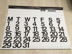 海外インテリア　stendigcalendar