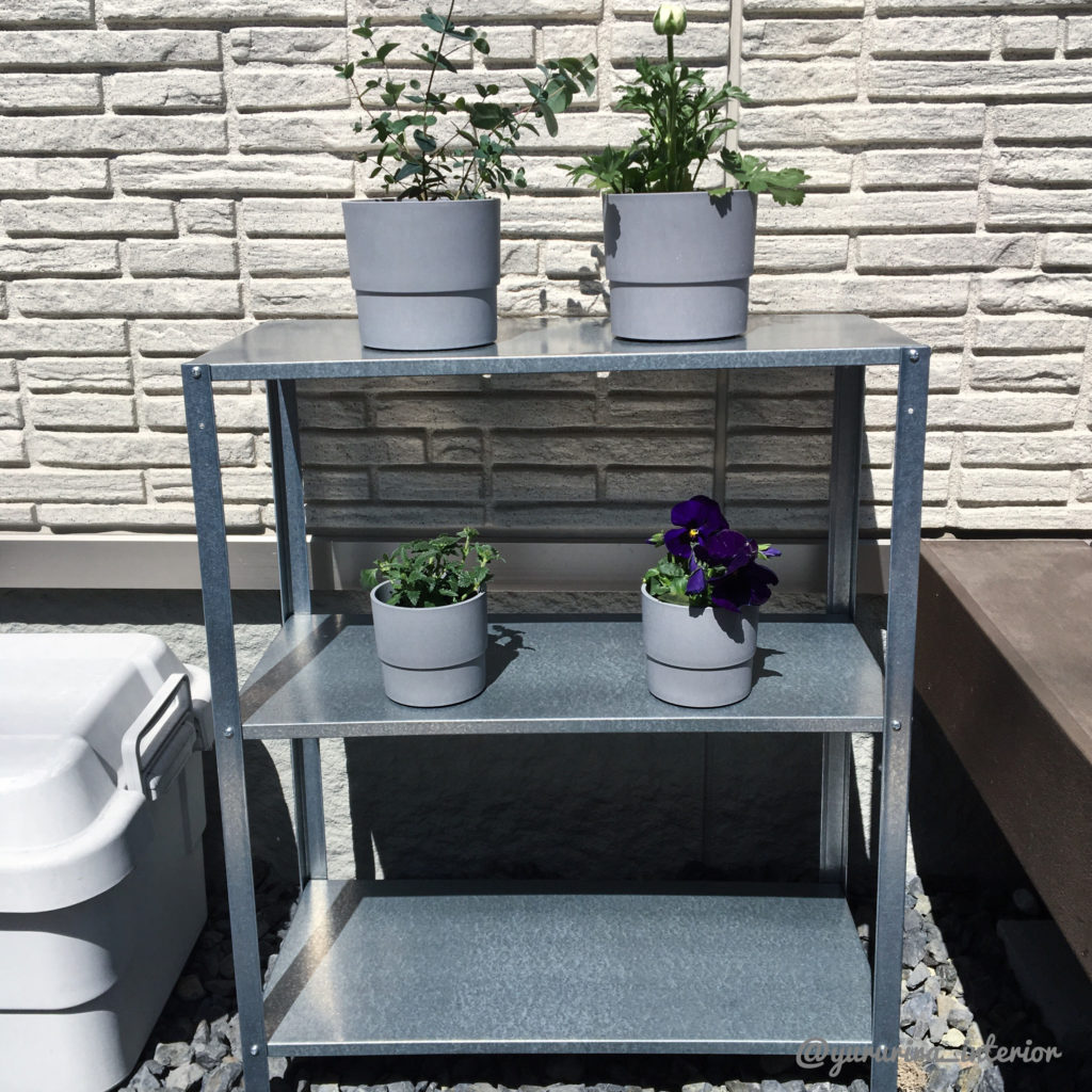 &quot;庭活&quot;開始！IKEAで買った屋外用棚と鉢カバー Yururira�s Interior Blog
